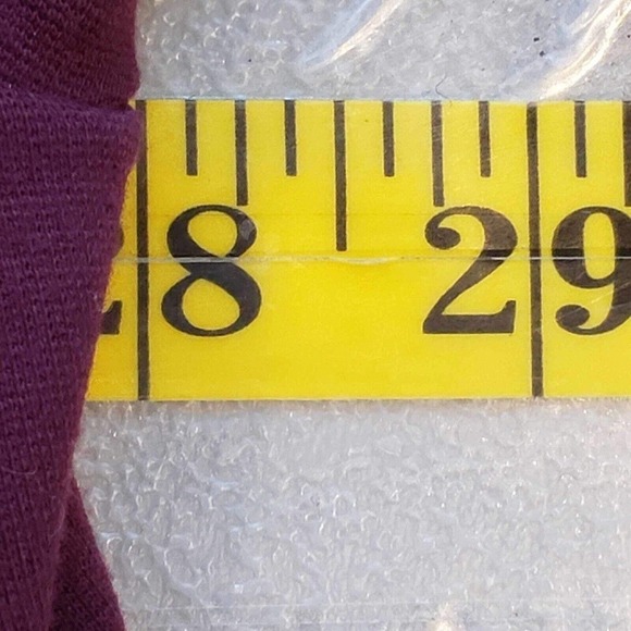 Lands End Shirt Womens Plus Size 3X Maroon Red 3/4 Sleeve Tunic Too Viscose - Picture 7 of 9